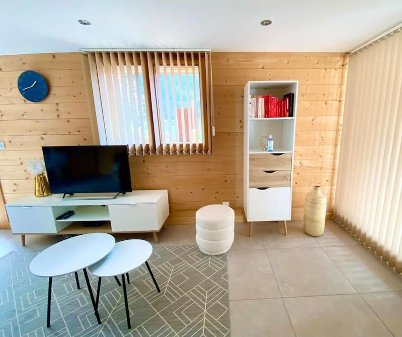 Androsace Appartement Dans Chalet Bois Avec Jacuzzi Privatif Terrasse Et Vue Montagne Les Villards-sur-Thônes Eksteriør billede